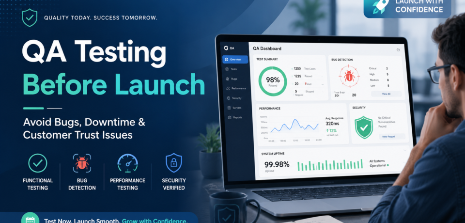 QA testing for seamless software launches